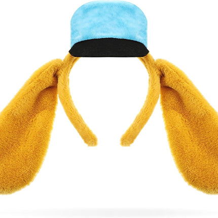 Dog Ear Headband for Kids Police Costume Puppy Cartoon Movie Halloween Cosplay Party -