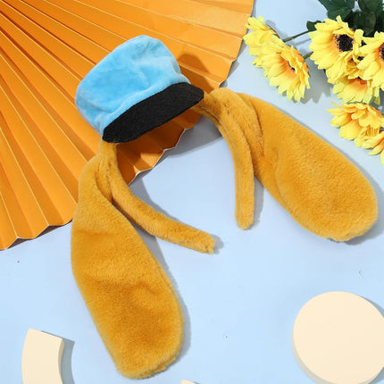 Dog Ear Headband for Kids Police Costume Puppy Cartoon Movie Halloween Cosplay Party -