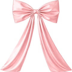 Large Pink Bow Decor Coquette Wall for Backdrop 24 x 36'' Big Giant Satin Ribbon