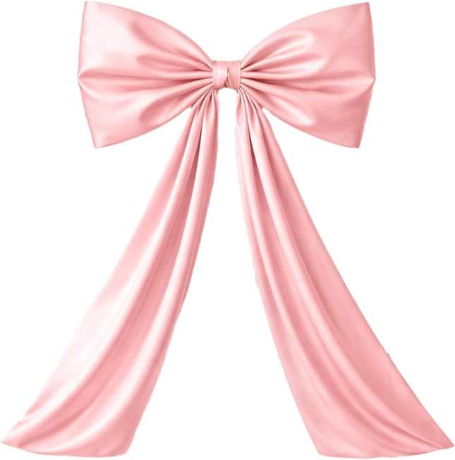 Large Pink Bow Decor Coquette Wall for Backdrop 24 x 36'' Big Giant Satin Ribbon V1259-DP01-A-4800