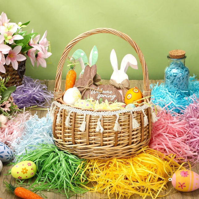 70 oz (2000g) Multicolor Rainbow Easter Grass Recyclable Paper Shred Pastel Colors (Pink Yellow – product detail