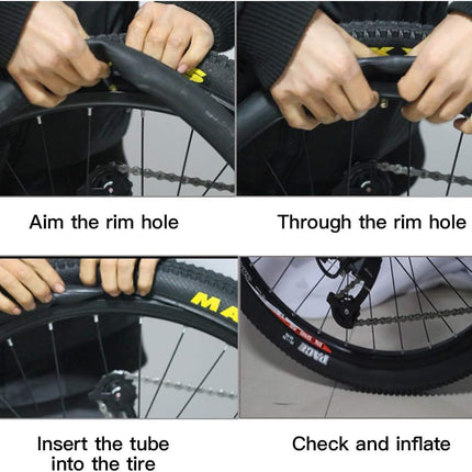 Bike Tube 26 x 1.95 Standard (32mm) Schrader Valve Inch with 2 Tire Levers & 6 Adhesive Patches Bicycle 1.75 to 2.125 (2-Pack 32mm) -