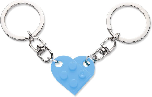 Heart Keychain Set 2pcs Matching Couple Keychains Small Decorations for Party Valentine's Gift Girlfriend