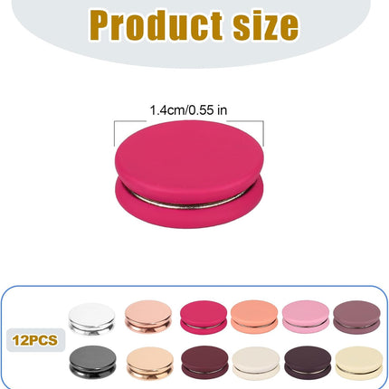 12pcs Hijab Magnetic Pins, Strong Magnets Multi-Purpose Scarf Clasp Pinless Brooch Buttons for Women Scarves Clothes Dress (Color A) Color a -