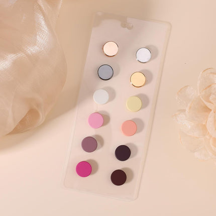12pcs Hijab Magnetic Pins, Strong Magnets Multi-Purpose Scarf Clasp Pinless Brooch Buttons for Women Scarves Clothes Dress (Color A) Color a -