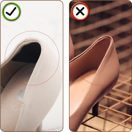 8pcs Shoe Heel Repair, Self-Adhesive Hole Repair Patch for Back of Shoes Holes, Leather Cushion Inserts, Inside Sneaker Patches Kit Boot Sport Mesh (Black) -
