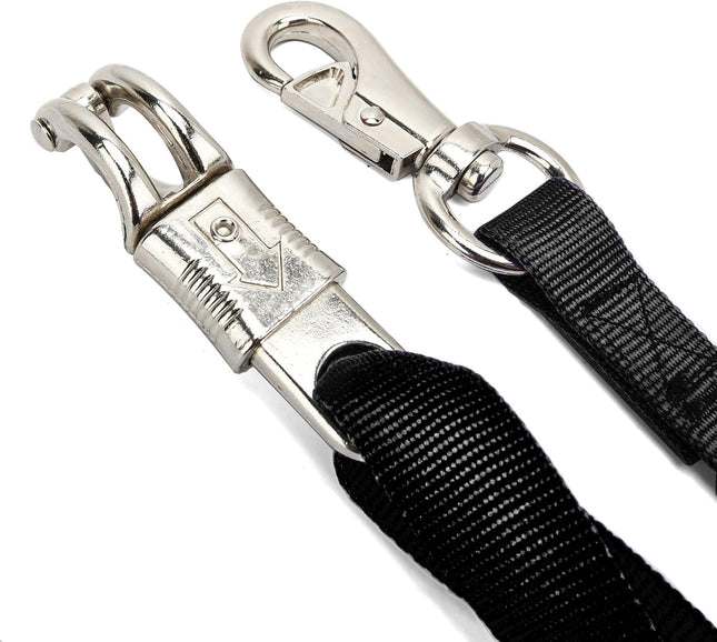 Cross Ties for Horse 4 Pack Adjustable Nylon Horse Trailer Tie with Panic Snap and Bull Snap Adjustable – product detail