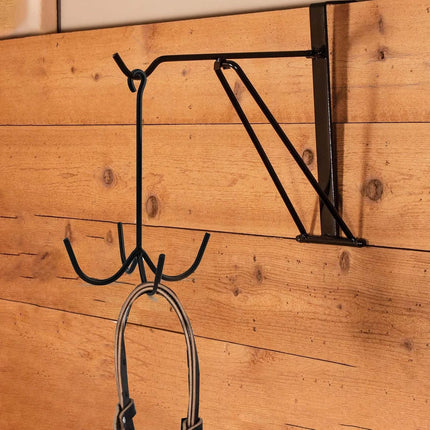 2Pcs 4 Prong Horse Hook, Heavy Duty Tack Hook for Stable, Barns and Trailer -