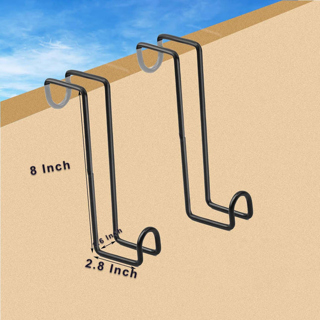 6Pack 8 Inch Tack Hook Heavy Duty Metal Over Rail Hooks Stall for Hanging Horse Bridles Halters and – product detail