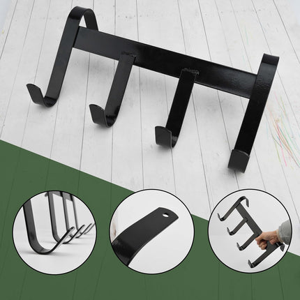 Tack Rack with 4 Hook,Portable Bridle for Horse Room,Stall,Stables and Barns -