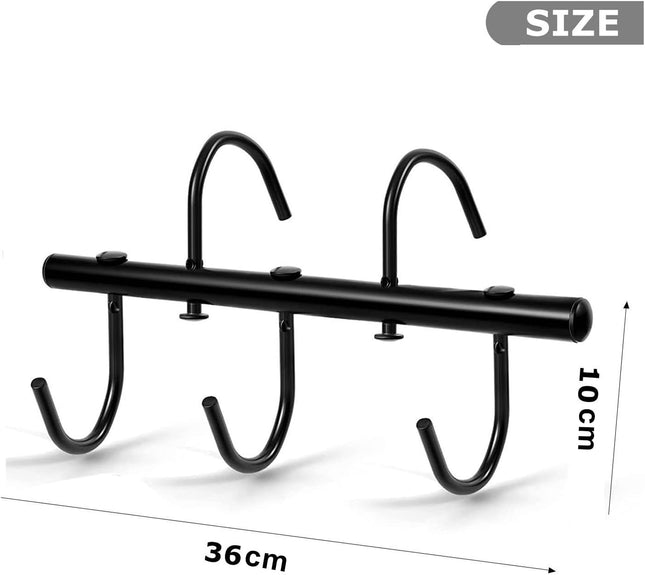 1Pcs Tack Rack with Swivel Hooks 5 Hook Portable Bridle Hooks Hangers for Horse Holder Stall Barn and – product detail