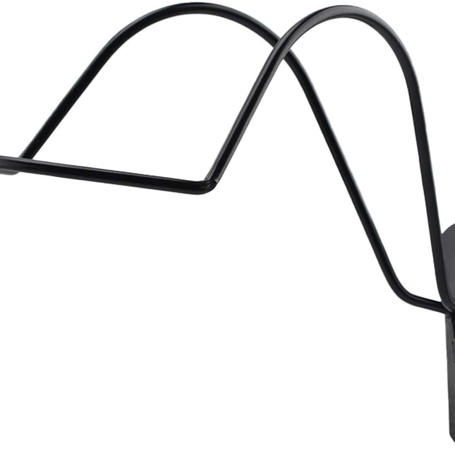 Wall Mounted Equestrian Helmet Rack,Metal Holder for Motorcycle Bike Baseball -