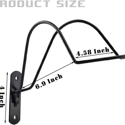 Wall Mounted Equestrian Helmet Rack,Metal Holder for Motorcycle Bike Baseball -