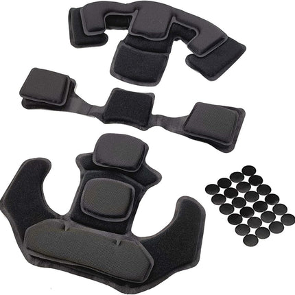 Helmet Padding Memory Foam Pad Protective Mat Kit for ACH MICH Team Wendy FMA EXF Black -