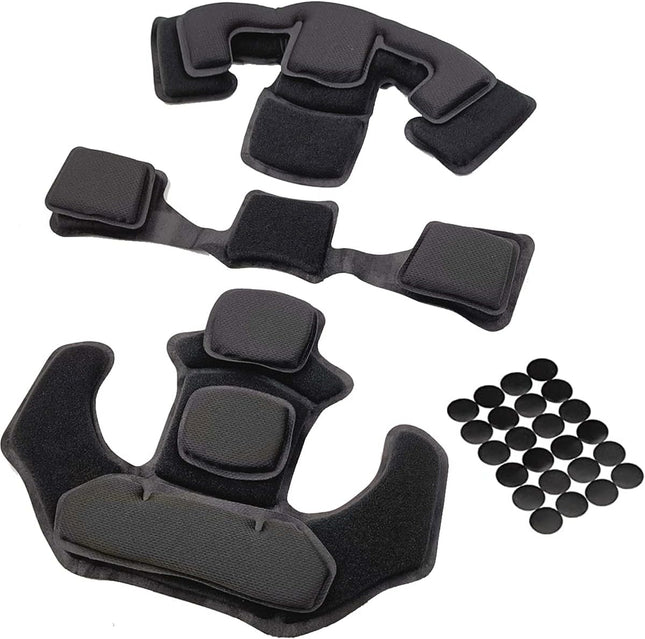 Helmet Padding Memory Foam Pad Protective Mat Kit for ACH MICH Team Wendy FMA EXF Black V1259-DP01-A-5088