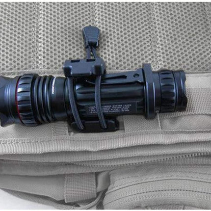 4 Pieces Tactical Gear Molle Clips Attachments Multifunction Hanging Buckle for Backpack Vest Black -
