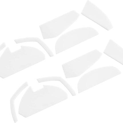 Rounded Curved Edges Mouse Feet Skates Pads 1.0mm for G602 Gaming Replacement White 6Pcs/2 Set -