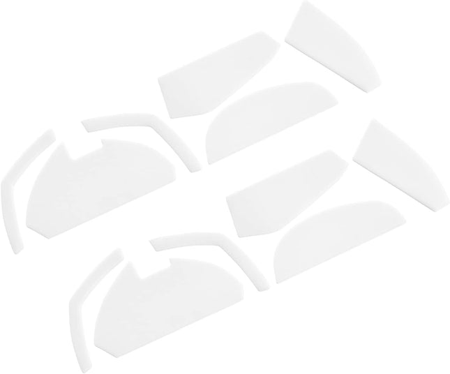 Rounded Curved Edges Mouse Feet Skates Pads 1.0mm for G602 Gaming Replacement White 6Pcs/2 Set