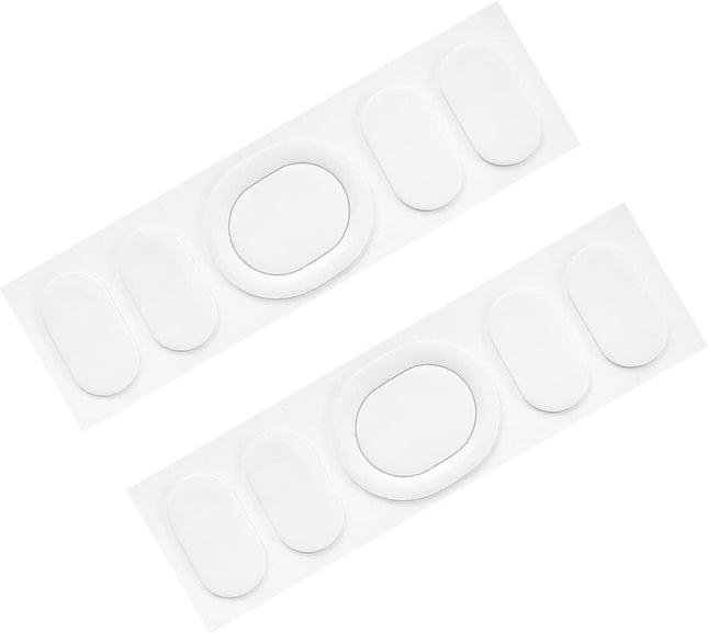 Rounded Curved Edges Mouse Feet Skates Pads 0.6mm w Cleaning Paper for G102/G Pro Wired Gaming Replacement