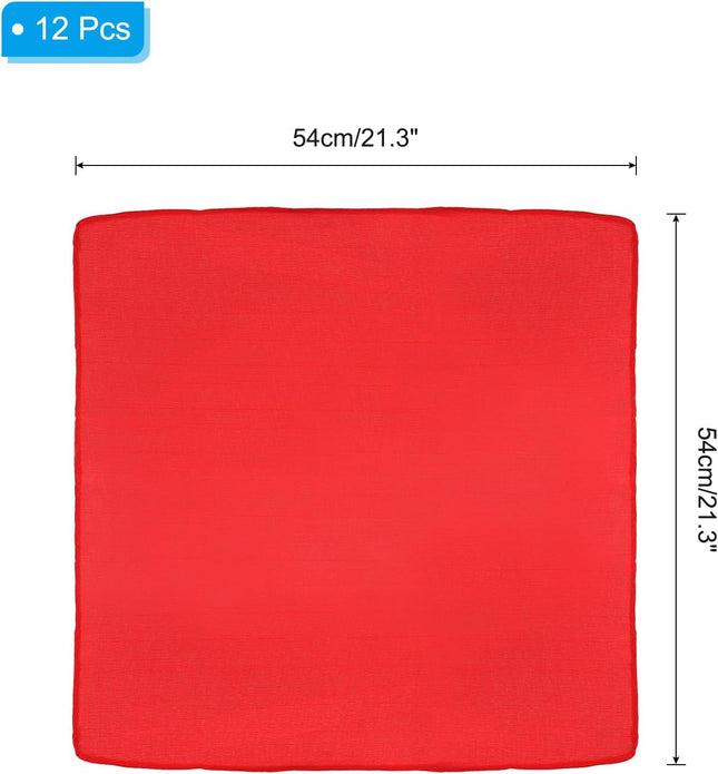 Large Solid Color Bandanas Bulk Blank Head Bandannas Multifunctional Headband Scarf Neckerchief for Women – product detail