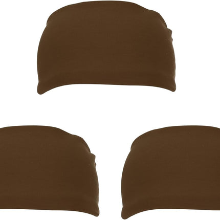 Sport Headbands for Men, Running Sweat Bands Absorbing Head Band Brown -
