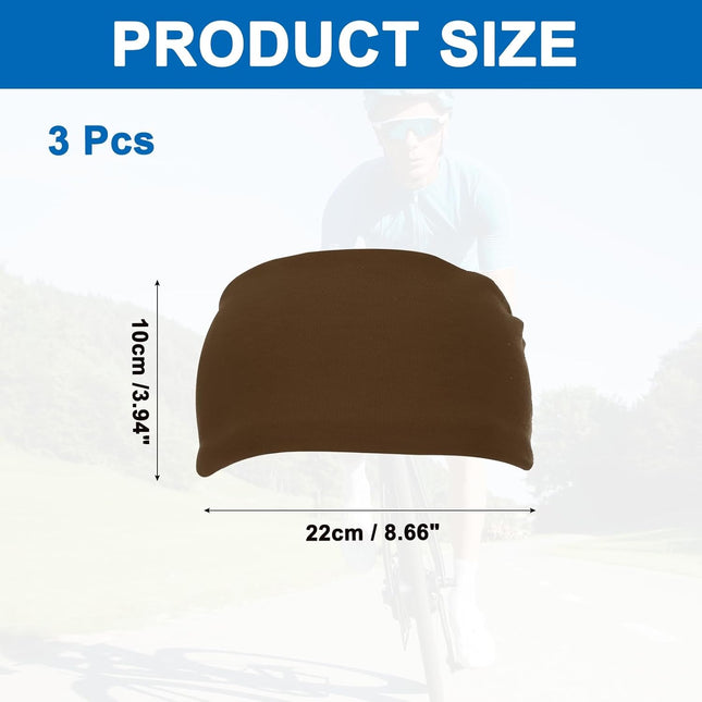Sport Headbands for Men Running Sweat Bands Absorbing Head Band Brown – product detail