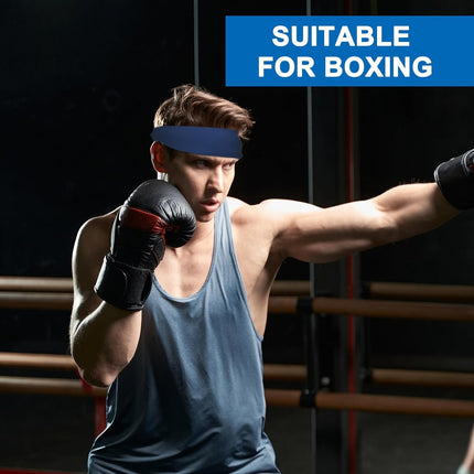 Sport Headbands for Men, Running Sweat Bands Absorbing Head Band Brown -