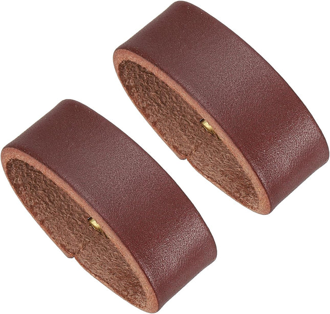 Leather Loop Keeper Loops Belt Keeper Retainer Straps Replacement Reddish Brown 1.5/1.6 V1259-DP01-A-5188