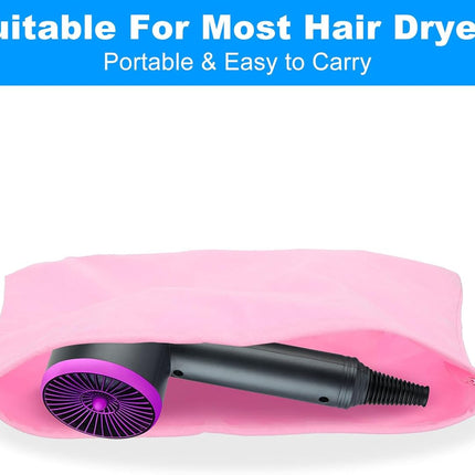 Large Velvet Bags With Drawstrings, 3 Pack 14 x Inch Hair Dryer Bag Treat Dust Hotel Storage for Travel Luggage Packing, Deep Blue -