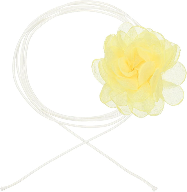 Chokers Necklace Adjustable Fashion Accessories for Bride Wedding Bridal Shower Yellow V1259-DP01-A-5197