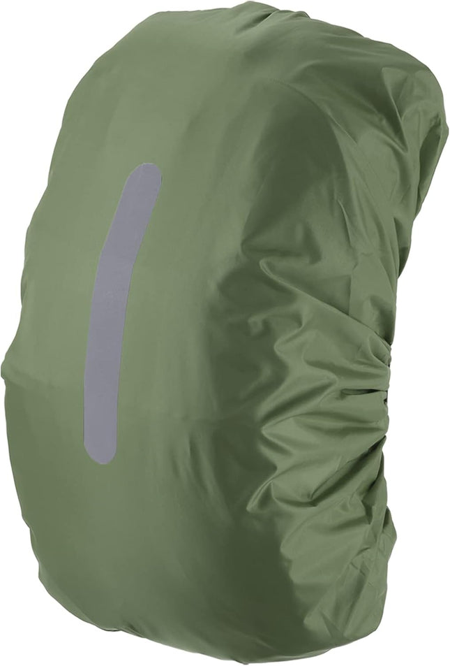 Waterproof Backpack Rain Cover Non-Slip Cover with Vertical Reflective Strap Stay Dry for Hiking Camping