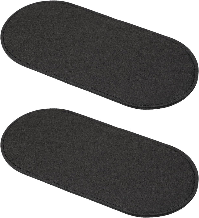 Felt Base Shaper 10x5 Inch 2 Pcs Bag Bottom Pad Purse Liner Board Insert Oval for Handbags Tote Crossbody