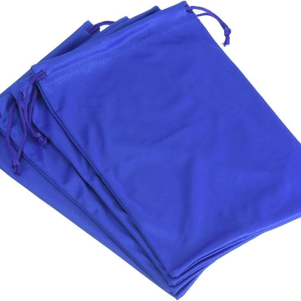 Ski Goggle Bag, Microfiber Snow Goggles Case Cover Soft Storage Sleeve Drawstring Pouch Blue -