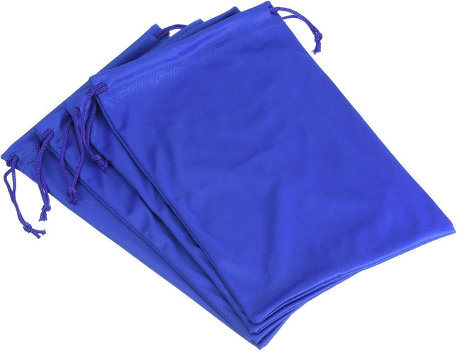 Ski Goggle Bag Microfiber Snow Goggles Case Cover Soft Storage Sleeve Drawstring Pouch Blue