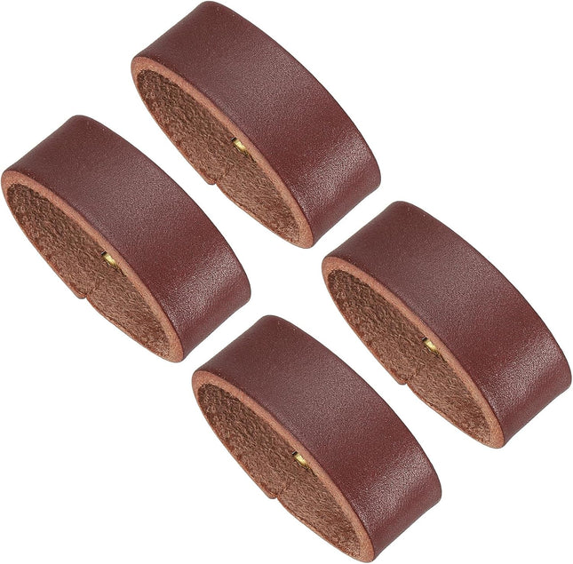 Leather Loop Keeper Loops Belt Keeper Retainer Straps Replacement Reddish Brown 1.5/1.6 V1259-DP01-A-5246