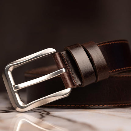 Leather Loop Keeper, Loops Belt Keeper Retainer Straps Replacement Reddish Brown 1.5"/1.6"