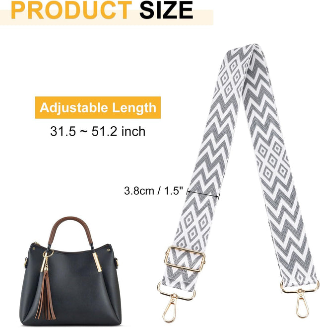 55in Purse Straps Replacement Crossbody Bag Crossbody Universal Adjustable Canvas Bohemian for Purses – product detail