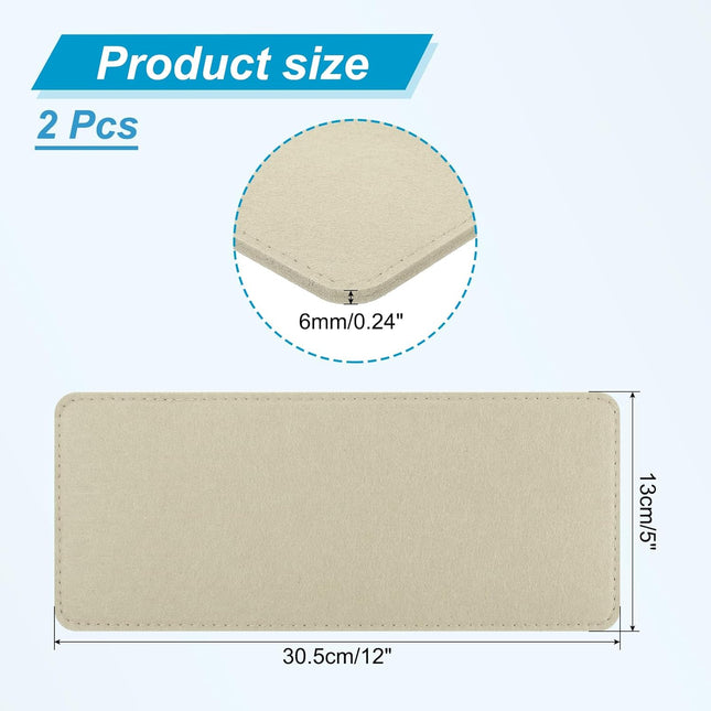 12 x 5 Inch Felt Bag Base Shaper 2pcs Bottom Pad Organizer Insert Rectangle Liner Board for Purse Handbag – product detail