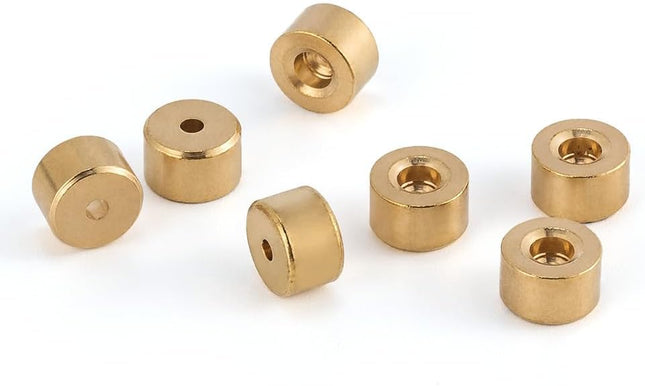 50 Pack Carolina Ticker Keeper Brass Weights Sinkers Protects Knot & Make Noise Teaxs Rig Tackle for
