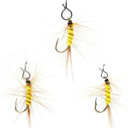 50 Pack Fly Fishing Snap 3 Sizes Stainless Steel Quick Change Lure Clip for Flies, Trout - XS(0.2")-50