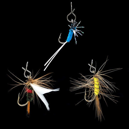 50 Pack Fly Fishing Snap 3 Sizes Stainless Steel Quick Change Lure Clip for Flies, Trout - XS(0.2")-50