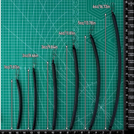 6 Pack Dragging Weights for Catfishing, Drifting Weight Freshwater Fishing Sinkers Bottom Search Slip Stick Trolling Catfish Tackle Gear - 3oz-6