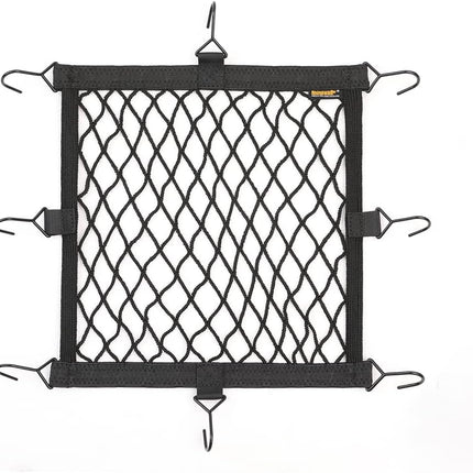 Motorcycle Luggage Net Cargo Helmet with Adjustable Metal Hooks for Motorcycles and Bicycles -