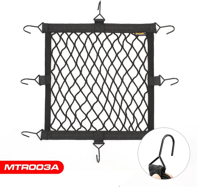 Motorcycle Luggage Net Cargo Helmet with Adjustable Metal Hooks for Motorcycles and Bicycles – product detail