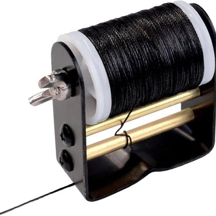 Archery Bowstring Serving Thread and Jig Set Nylon String Maintenance Accessories for Tying Peep Sight Compound Bow Recurve Black -
