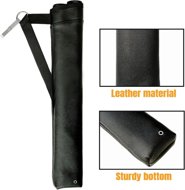 Archery Arrow Quiver Hip Tube with 2-Tubes and Belt Clip Lightweight for Youth Carbon Wooden Crossbow – product detail