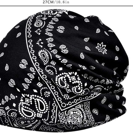 4 PCS Women Baggy Slouchy Beanie Chemo Hat Cap Snood Cancer Headwear Multicolor One Size