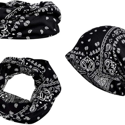 4 PCS Women Baggy Slouchy Beanie Chemo Hat Cap Snood Cancer Headwear Multicolor One Size