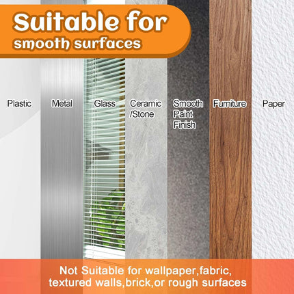 100pcs Clear Picture Hanging Strips,3m Invisible Refill Poster Sticker Heavy Duty Wall Hangers No Damage Removable Double Side Small Adhesive Tape for Hooks Decor Home Classroom Office 0.6"×1.6"
