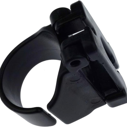 4 Pack Scuba Dive Universal Plastic Clip Snorkel Keeper Tube Holder, Black